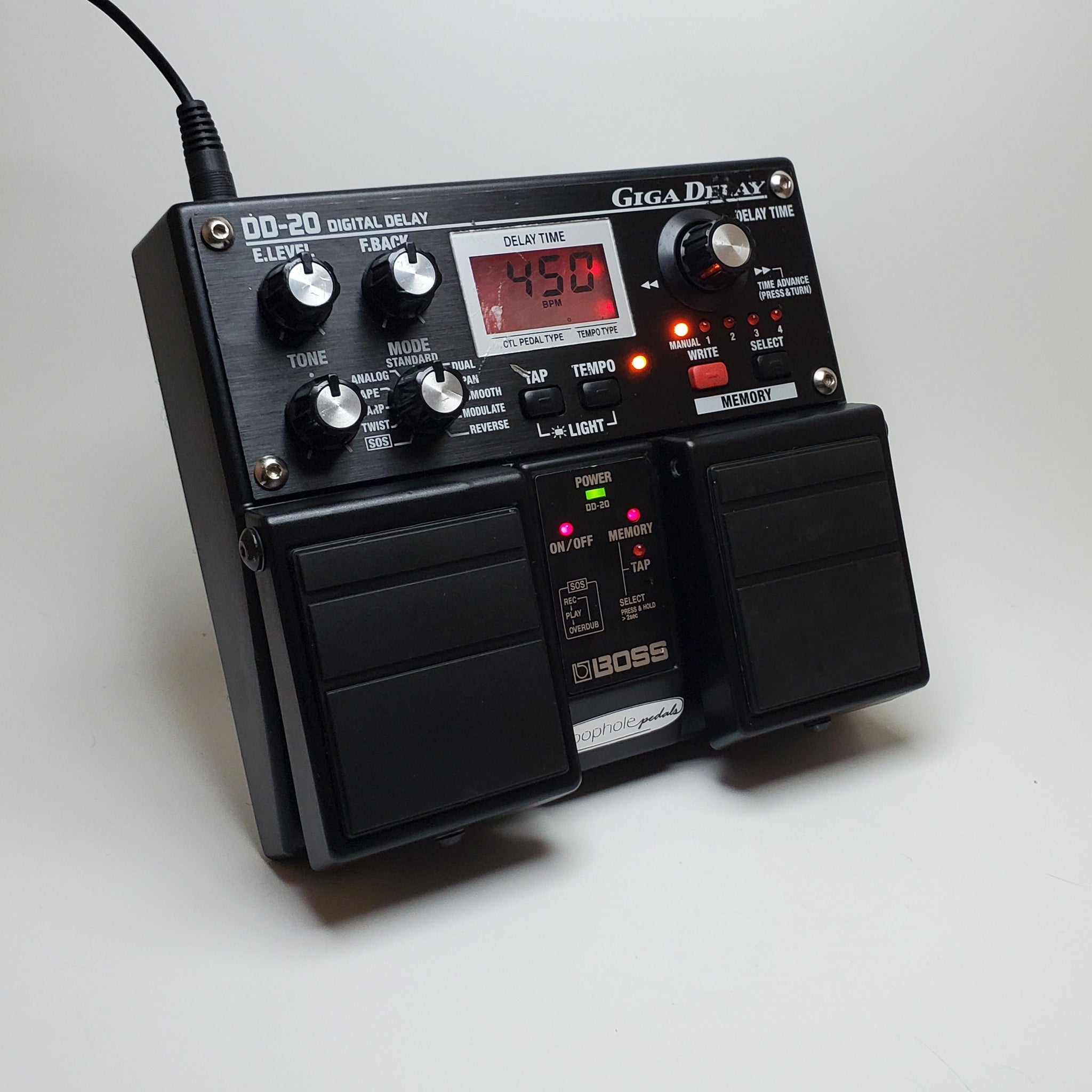 boss delay pedal dd 20 Refinish A DD20 – Loophole Pedals