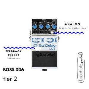 Boss DD6 Digital Delay Mods – Loophole Pedals Boss DD6 Digital Delay Mods – Loophole Pedals