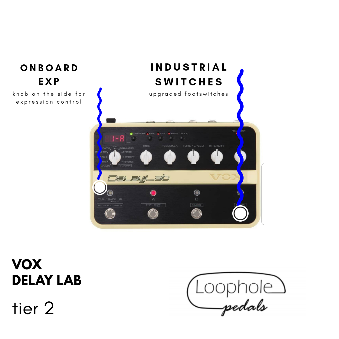 Vox Delay Lab Mods – Loophole Pedals Vox Delay Lab Mods – Loophole Pedals