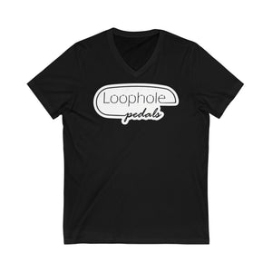 Loophole Pedals (Sticker Style) Unisex  V-Neck Tee