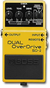 Boss SD2 Dual Overdrive Mods